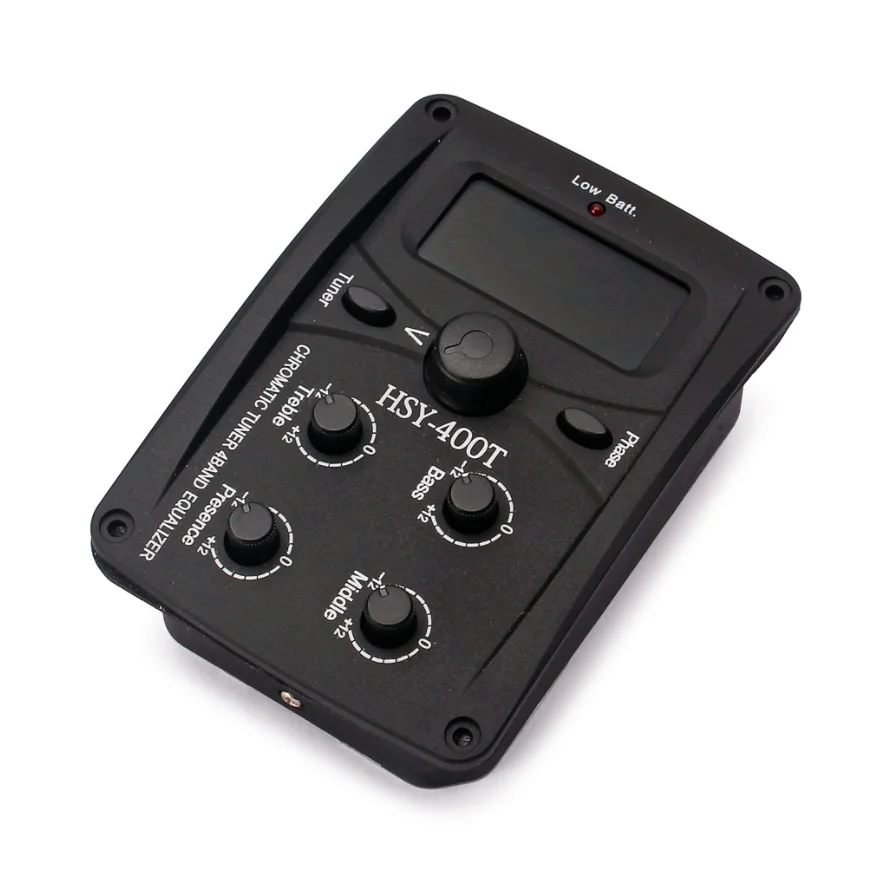 

HSY-400T EQ Acoustic/Classic Guitar Preamp LCD Guitar Piezo Pickup Piezo System Guitar accessories