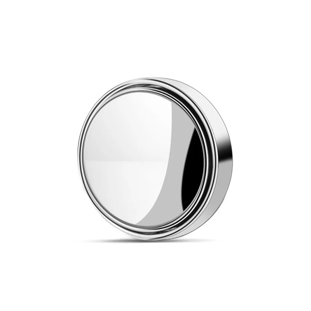 Silver1Pcs 360 градусов универсальное зеркало для слепых зон автомобиля Горячая Распродажа бескаркасное ультра-тонкое широкоугольное круглое выпуклое зеркало заднего вида - Цвет: Silver1Pcs