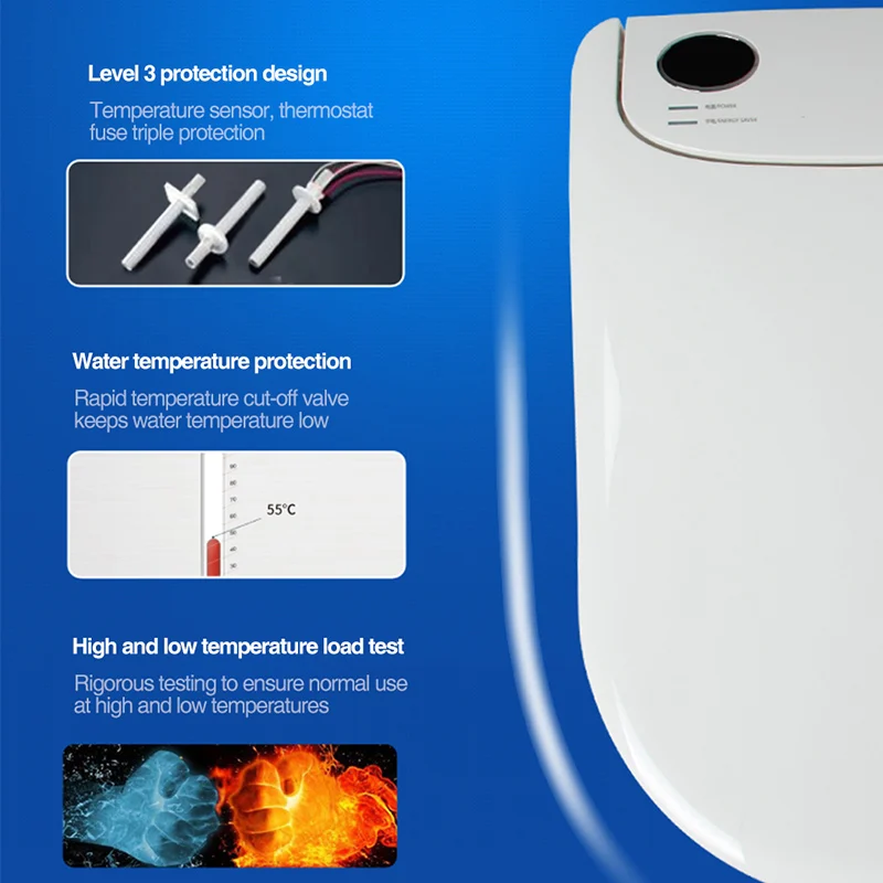 FOHEEL автоматическое открытие умное сиденье для унитаза интеллектуальное биде