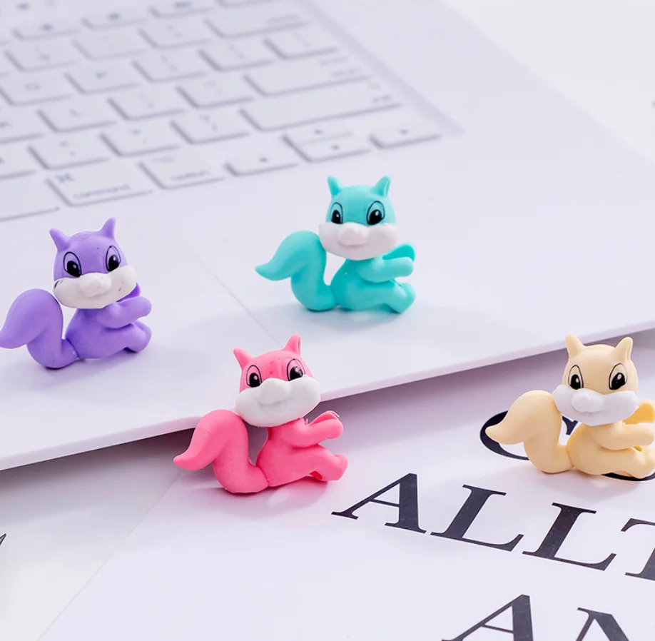 2 шт. белка резиновый ластик для карандаша канцелярские товары школы Товары офиса