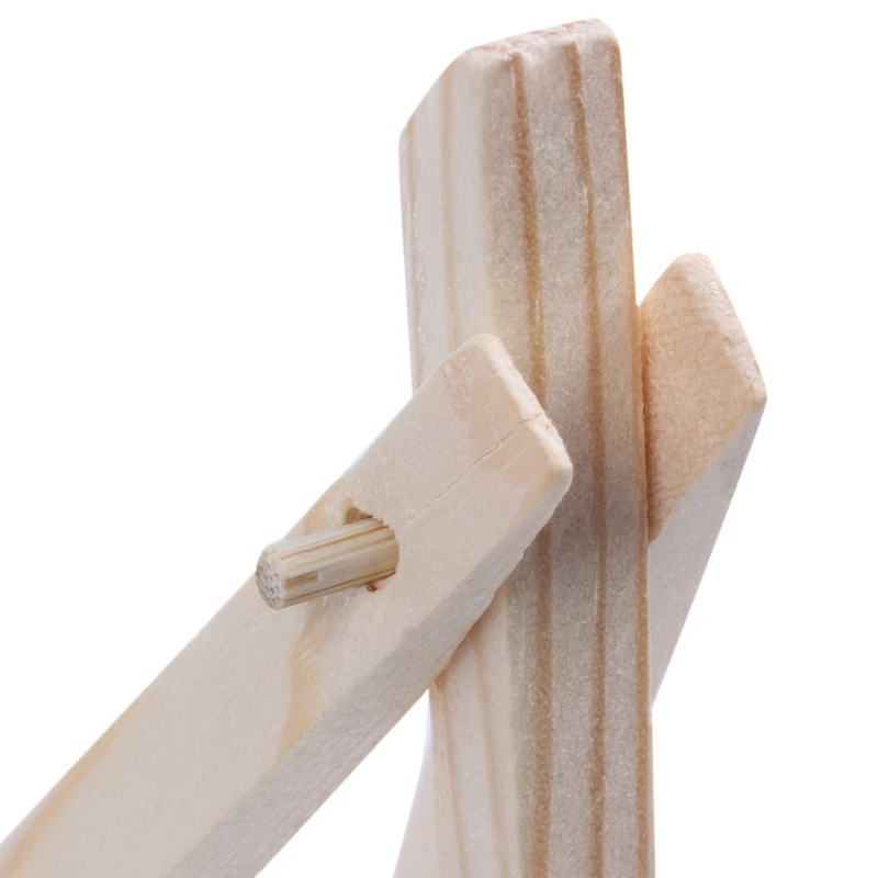 

Mini Wooden Cafe Table Number Easel Wedding Place Name Card Holder with Donut Wooden Wedding Decoration Table