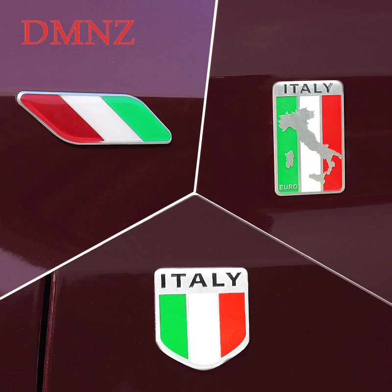 

Car fender side label decorative sticker car tail label car sticker For Alfa Romeo Giulia Stelvio Decoration Accessories