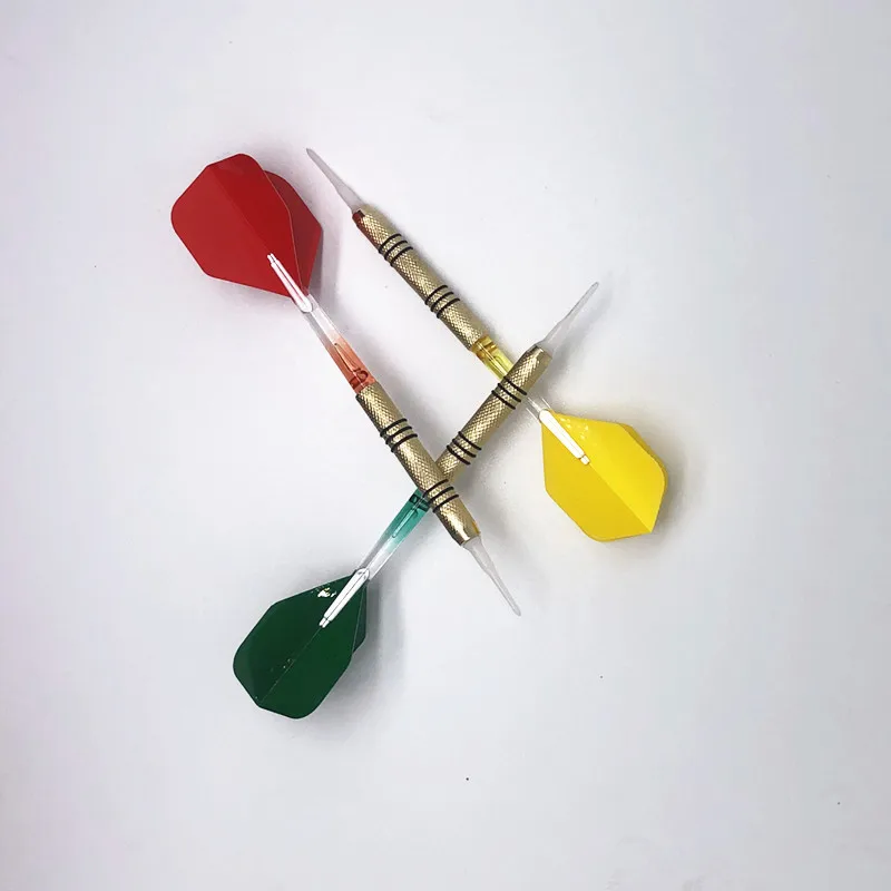 

3pcs / set of professional three-color soft darts with dart board throwing skill steel skill dart shaft Nice flying harrow