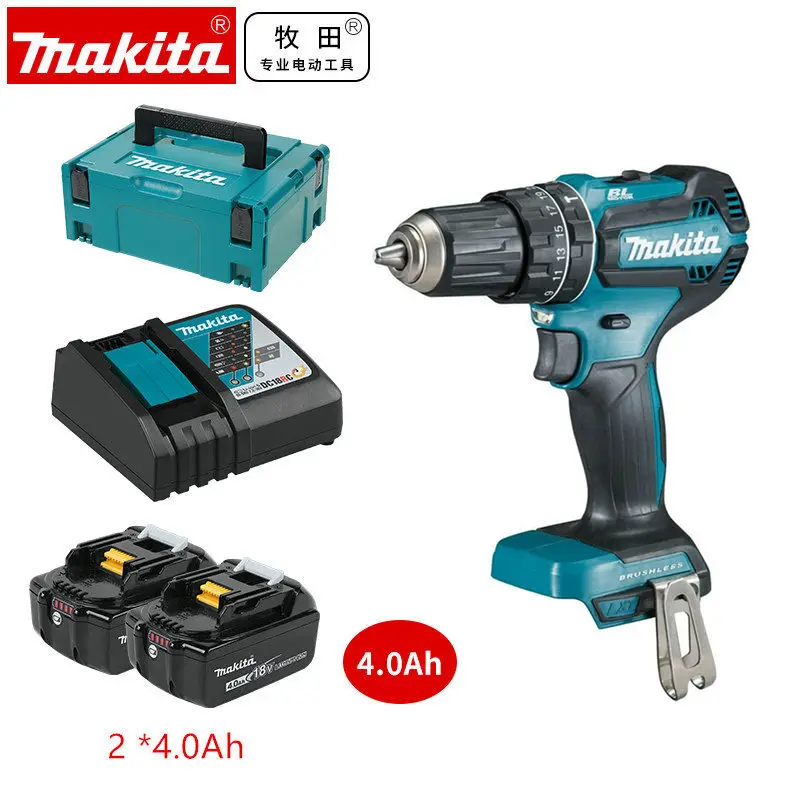DHP485 B Makita DHP485 DHP485Z DHP485SFJ 18 в LXT литий-ионный бесщеточный Combi молоток дрель-голый RP DHP484 - Цвет: DHP485 B