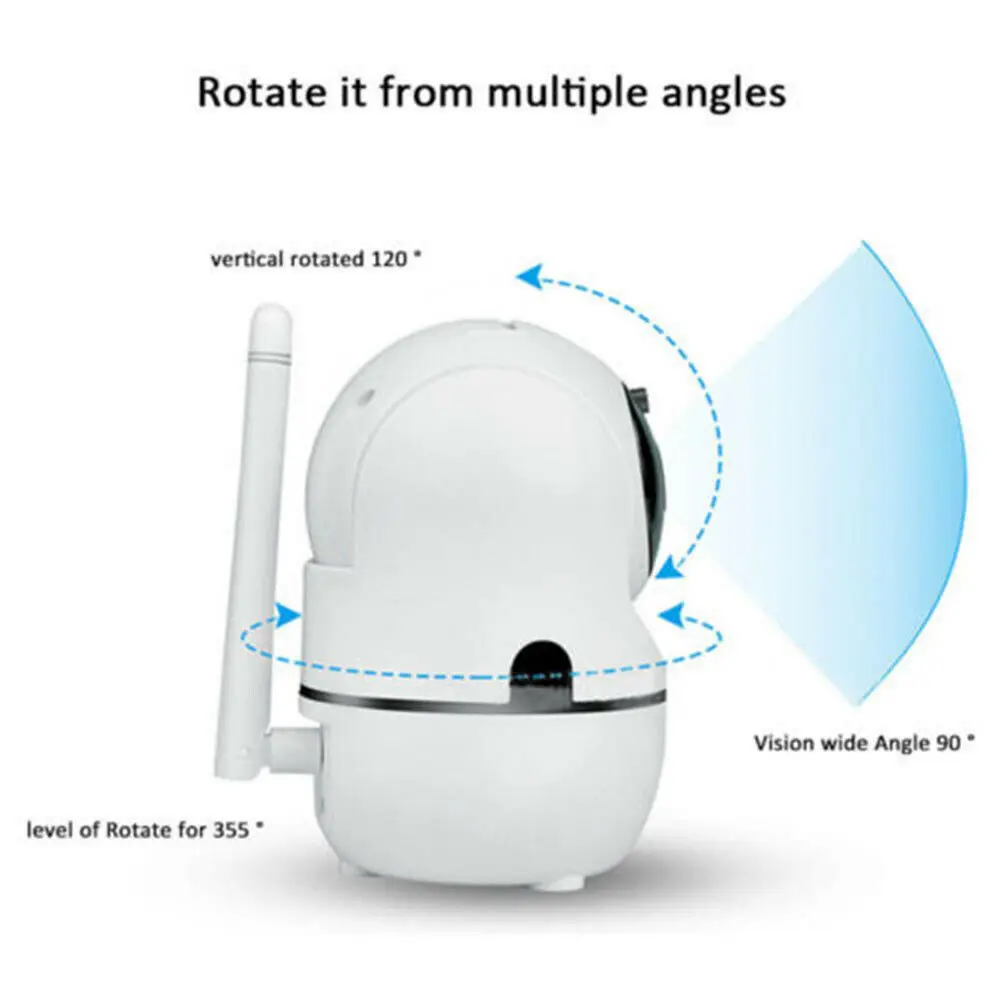 Wireless IP Camera 1080P HD Smart WiFi Audio Indoor Home Security Mini Surveillance Night Vision Motion | Безопасность и защита