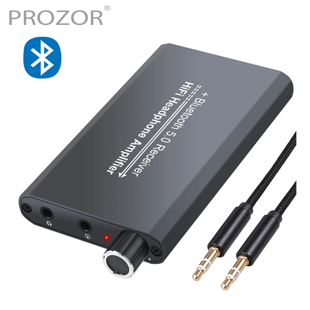 PROZOR Bluetooth HiFi усилитель для наушников 16 300Ω портативный 3 5 мм аудио Поддержка AptX