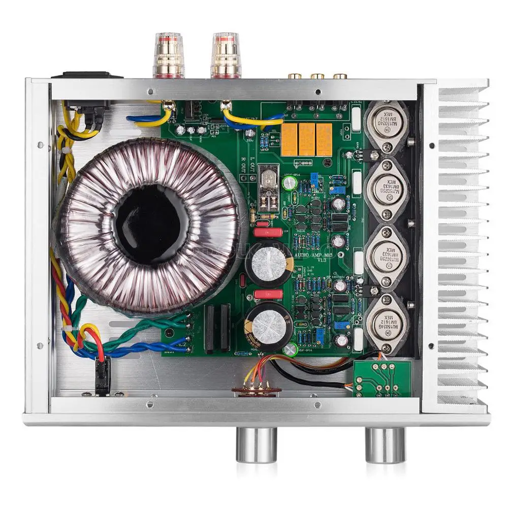 Усилитель звука Douk Hi Fi стерео класс А высокомощный 2 0 каналов Amp 80 Вт + цепь