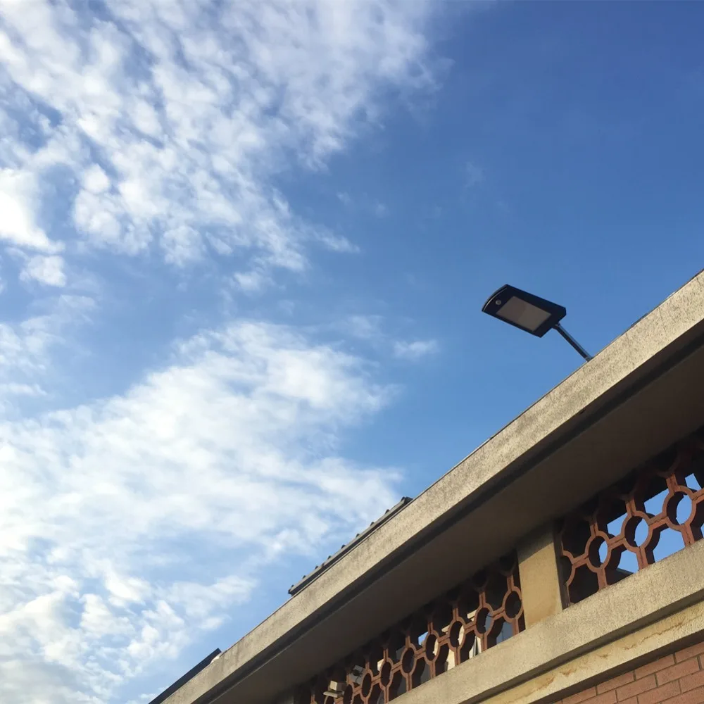 

Outdoor Street Light 60 LED Bulb Solar PIR Motion Sensor AUTO Lamp For Pathway Outdoor Lighting Waterproof With Adjustable Pole