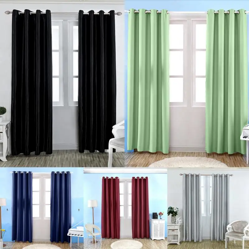 

Modern Polyester Shading Curtain Nordic Blackout Curtain Custom Gauze Curtain Yarn For Bedroom Dining Room Living Room Cortinas