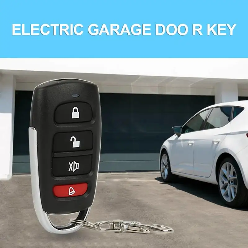 

2021 New Universal 433MHZ Remote Control 4 Channe Garage Gate Door Opener Remote Control Duplicator Clone Cloning Code Car Key