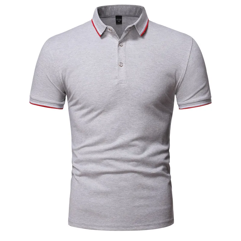 

Summer Mens Clothing Polo Shirt Men Slim Casual Short Sleeve Polo Shirt 3XL polo shirt Plus Size