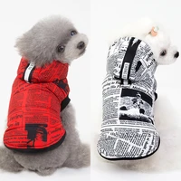 fashion clothes for small dogs winter warm puppy pet dog coats hooded dog jacket jumpsuits chihuahua yorkie clothing overalls