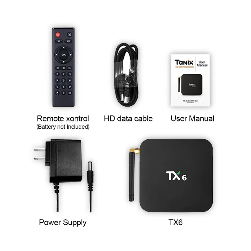 

TX6 Allwinner H6 Quad core Android TV Box Android 9.0 4G 32GB 64GB 4K HD Smart TV Box 2.4G/5G WIFI Android TV Set Top Box H.265