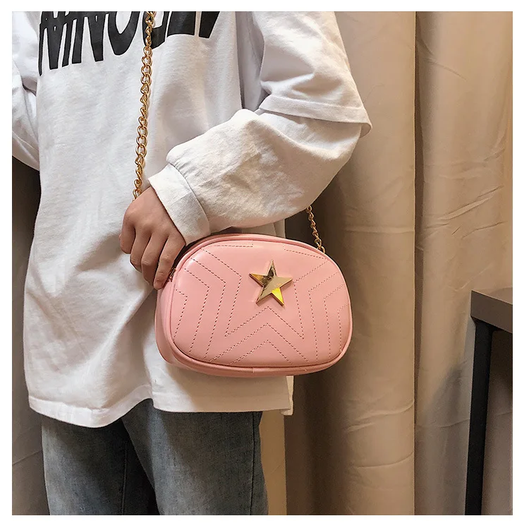 JIULIN НОВАЯ ЦЕПОЧКА со звездами сумка на плечо модная Джокер вышивка мини набивная