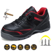 safety shoes men work steel toe cap shoes puncture proof safety boots lightweight breathable work sneakers zapatos de hombre