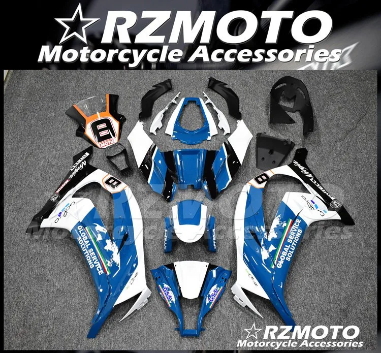 

New ABS Motorcycle whole Fairings kit Fit for Kawasaki Ninja ZX-10R 11 12 13 14 15 ZX10R 2011 2012 2013 2014 2015 blue white