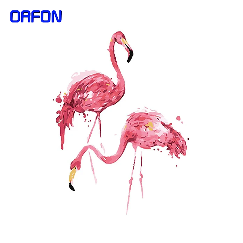 Набор для рисования по номерам на холсте Фламинго|Картины номерам| |