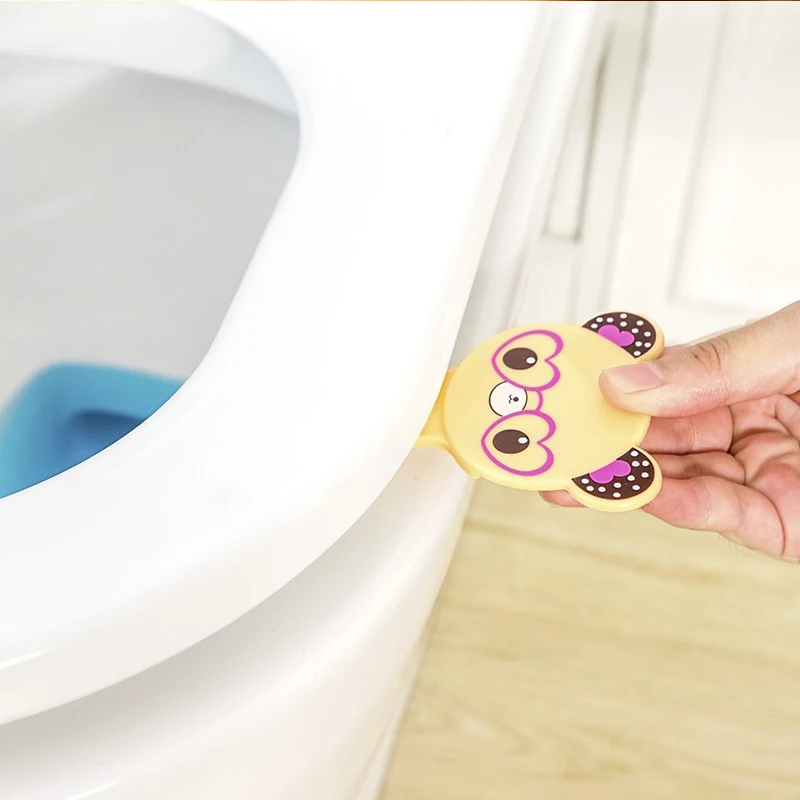 1 шт. большая зеленая пластиковая крышка унитаза для грязных рук|Вантузы туалета|