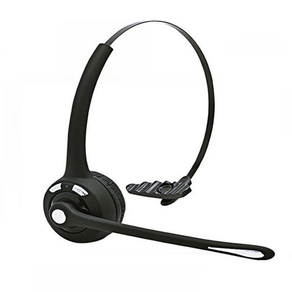 Compatible Headset Wireless Call Center Hands Free Home Single Ear For Cellphone PC Music Adjustable Noise Cancelling | Электроника
