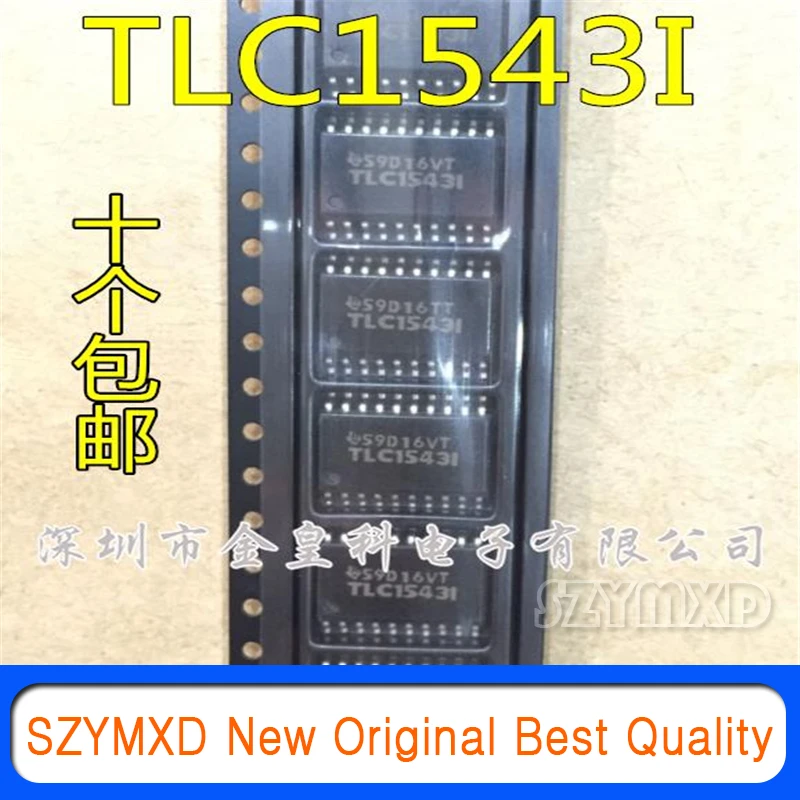 

5Pcs/Lot New Original TLC1543I TLC1543IDWR SOP-20 analog-to-digital Converter Chip In Stock