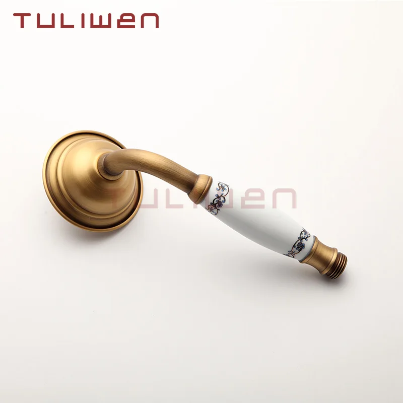 Латунная античная Ручная насадка для душа ванной комнаты смеситель ручная