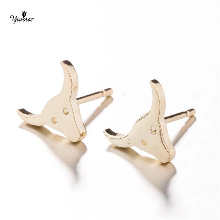 Yiustar простые серьги с животными большие из нержавеющей стали для женщин