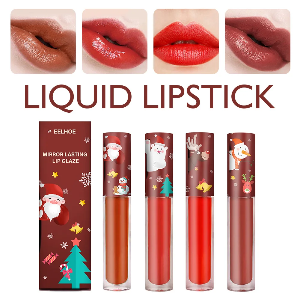 

Women's Liquid Lipstick Mirror Effect Long Lasting Non-Sticky Lip Gloss Birthday Christmas Gift Lip Makeup Cosmetics