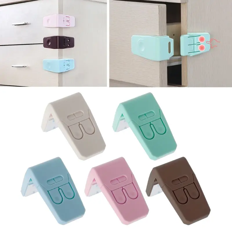 

2020 New Plastic Baby Safety Protection From Children In Cabinets Boxes Lock Drawer Door Terminator Security Product