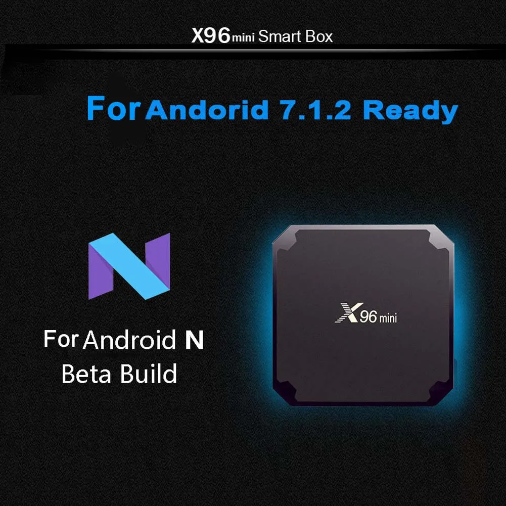 Лучшая ТВ приставка x96 mini iptv android tv box Amlogic S905W 1 ГБ 8 2 Гб 16 x96mini smart ip