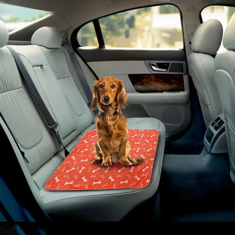 

Dog Colling Mats Dog Bed Mats Waterproof Pet Bed Pad Breathable Puppy Pee Pads Washable Reusable Cotton Mat Cushion Accessory