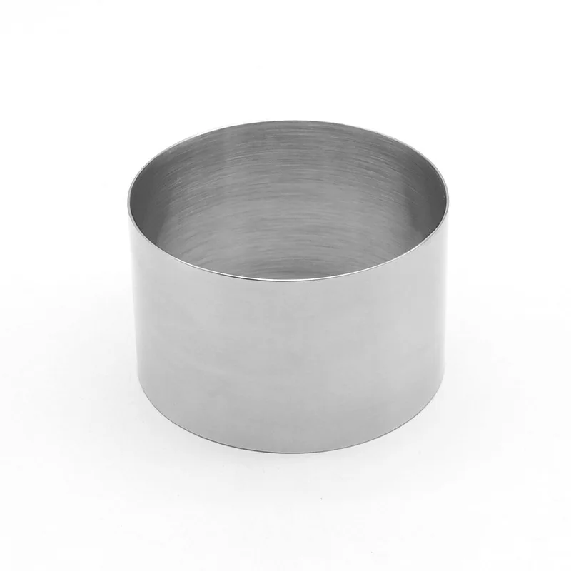 Новая маленькая круглая мини форма для торта и мусса выпечки из нержавеющей