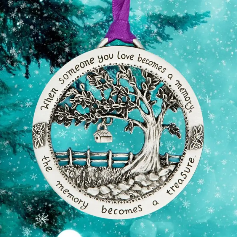 

Merry Christmas Ornament Hanging Decor For Home-When Someone You Love Becomes A Memory Decoration Crafts