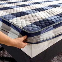 thicken warm velvet quilted mattress cover soft flannel king queen customized mattress protector cover not including pillowcase