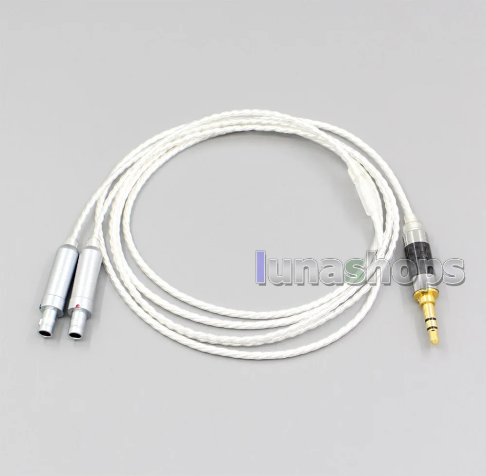LN004821 3,5 мм OCC+ посеребренный медный кабель для наушников Sennheiser HD800 HD820 HD820s