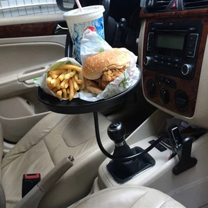 multifuncational car cup holder drink coffee bottle organizer accessories food tray automotive table for burgers french fries free global shipping