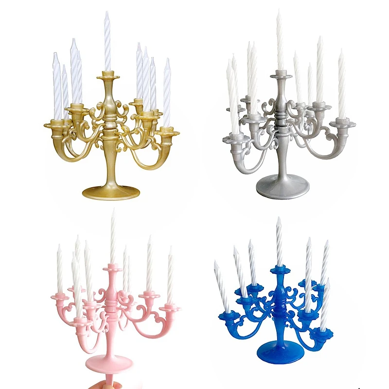 Ретро светильник подсвечники торт Топпер выбирает Happy День рождения подарок