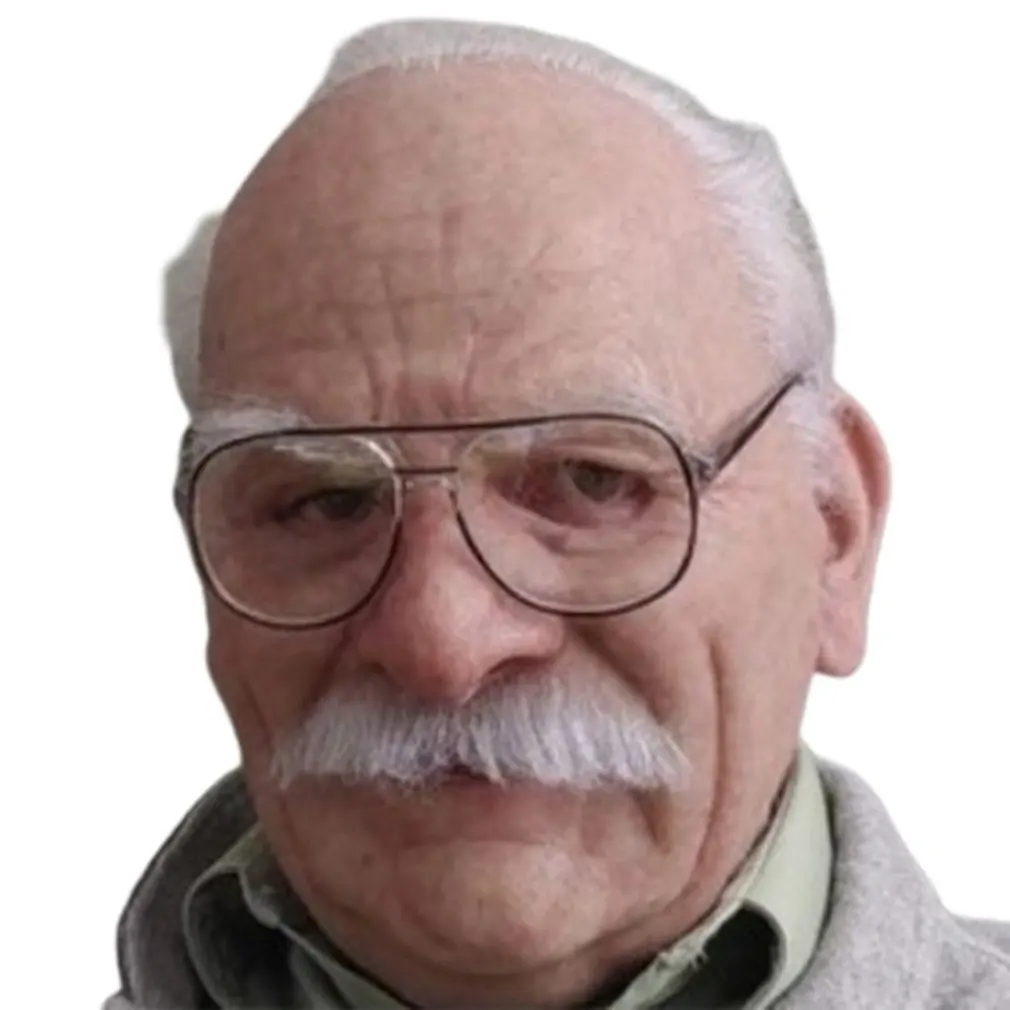 

Смешная маска-реквизит для косплея на Хэллоуин для пожилых людей супермягкая маска для взрослых для пожилых людей страшное украшение для в...