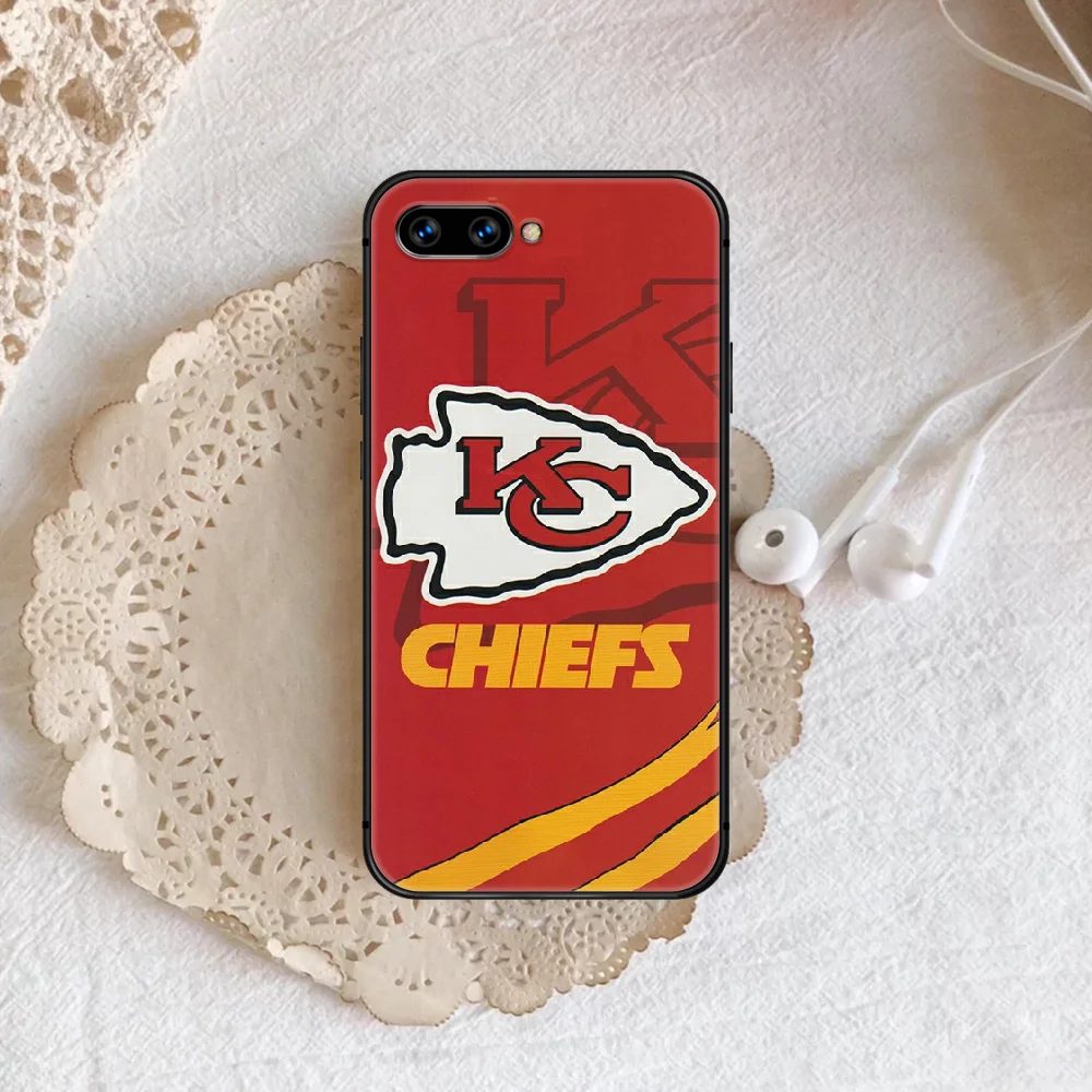 

Kansas Soccer City Chiefs Phone Case Cover Hull For HUAWEI Honor 6A 7A 8 8A 8S 8x 9 9x 9A 9C 10 10i 20 Lite Pro black Cell Tpu