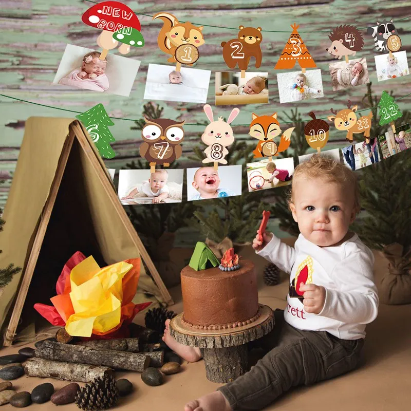 

Staraise Woodland Animal Jungle Forest DIY Party Decor Woodland Birthday Party Baby Shower Decor Kids Birthday Party Supplies