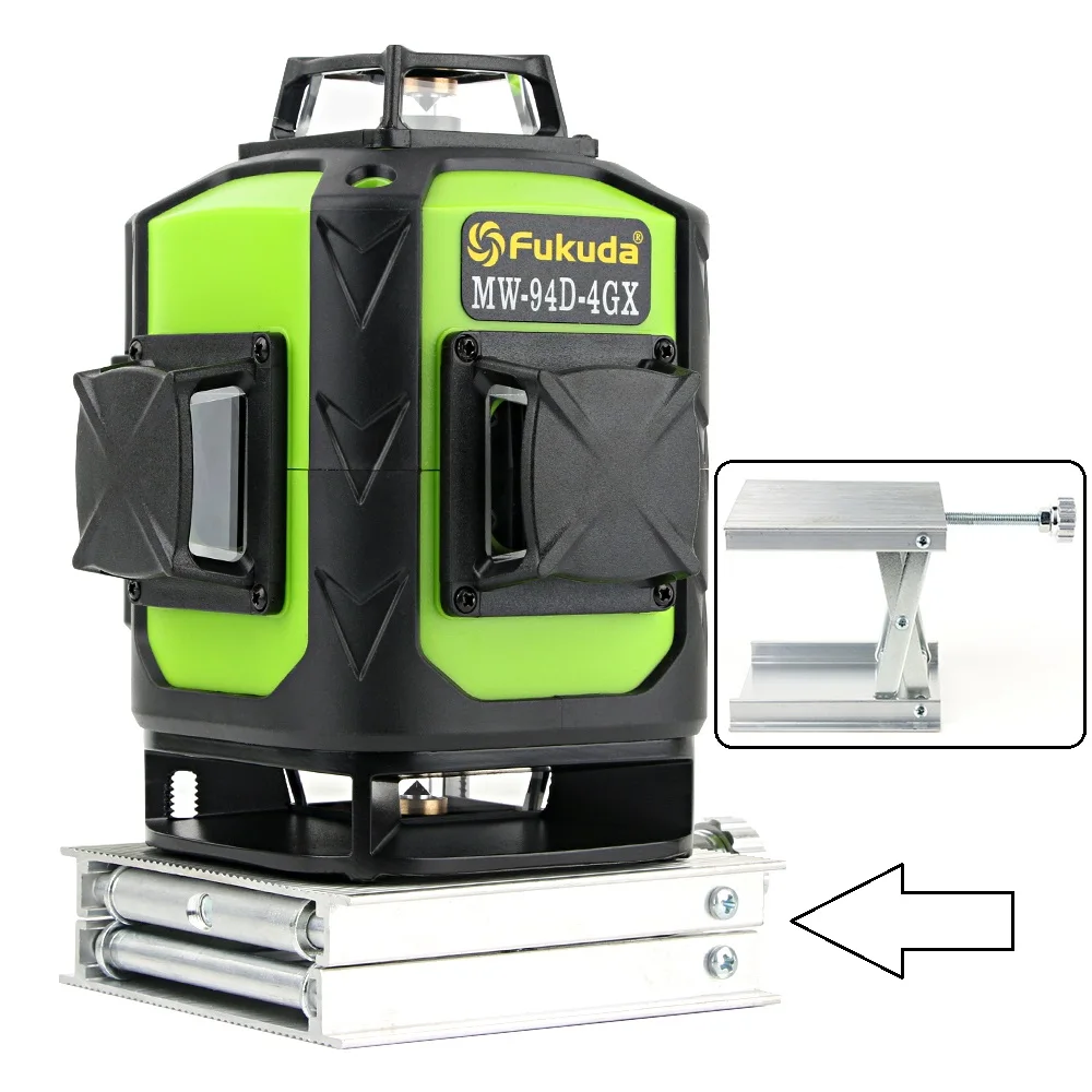Лазерный уровень Fukuda зеленый самонивелирующийся 16-линейный кронштейн для лазера