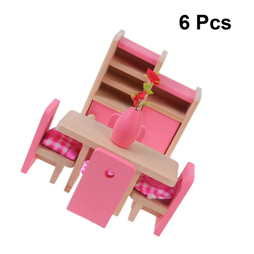 

Creative DIY Cabin Mini Furniture Model Super Simulation Bedroom for Decoration Kids Children