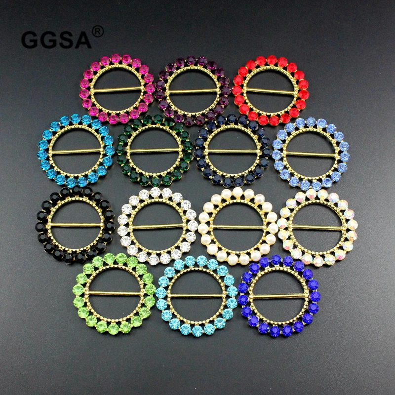 Круглые хрустальные кольца 50 мм самодельные ободки для свадебного купальника