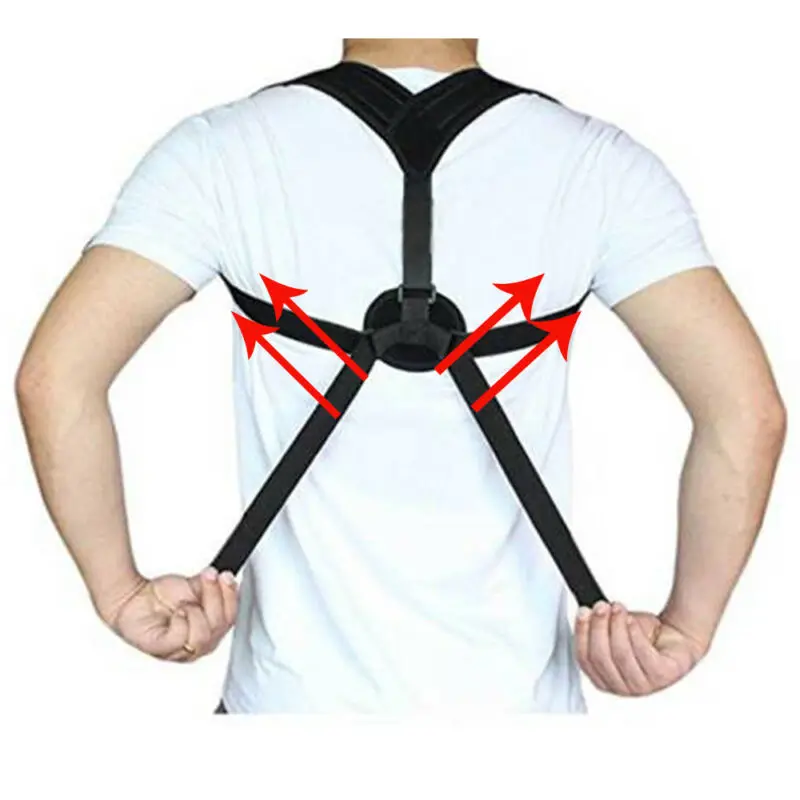 Эластичный Корректор осанки коррекция ключицы поддержка спины плечевой ремень |