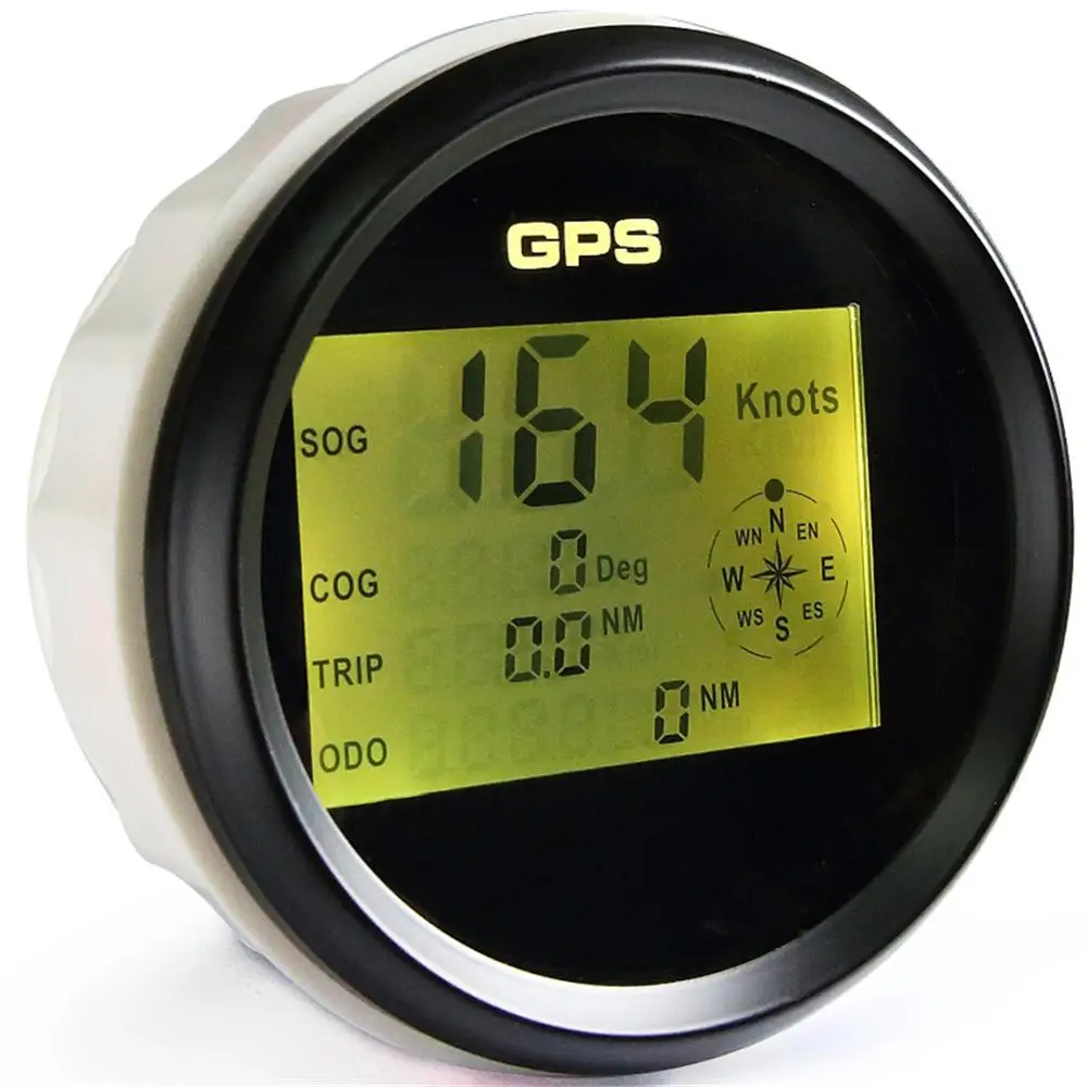 1 шт. цифровые одометры 0 миль/ч спидометры с узлами GPS 85 мм черные измерители