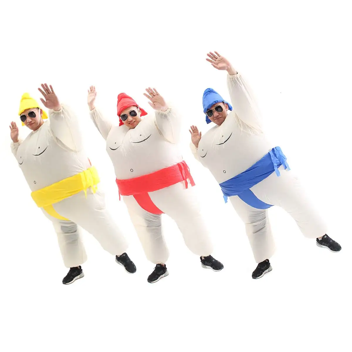 

Inflatable Sumo Suit Wrestler Adult Suits Costume Outfits Fat Man Unisex Dress Airblown Sumo Cosplay Halloween Suit