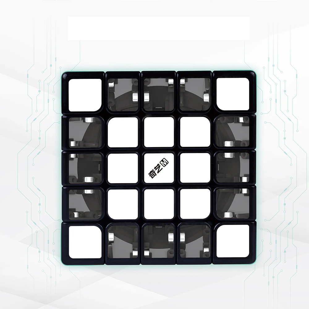 QiYi MS 5x5 Магнитный куб MoFangGe 5x5x5 Valk5 м Скорость комплекты пряди Стикеры s волшебный