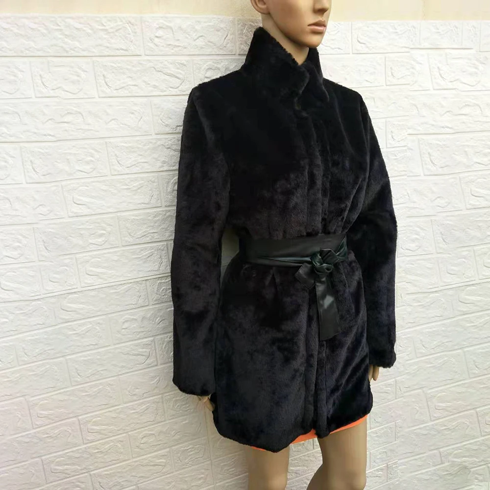

BARGAIN PRICE Faux Fur Coat For Women Winter Sexy Black Thicken Warm Long Teddy Jacket Coats Fake Fur Plus Size Fluffy Outwear