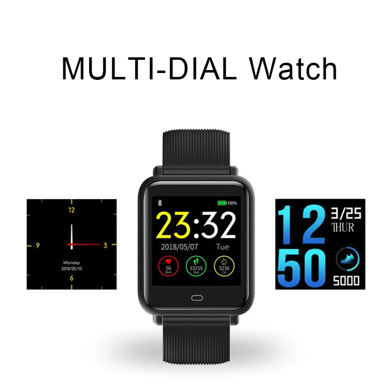 

Multi-Dial Q9 Smartwatch IPX67 band smart watch