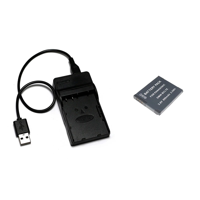DMW-BCL7, DMW-BCL7E, BCL7, BCL7E, DMW-BCL7PP, BCL7PP Батарея+ Зарядное устройство для цифрового фотоаппарата Panasonic Lumix DMC-FS50, DMC-SZ10, DMC-SZ9, DMC-SZ8