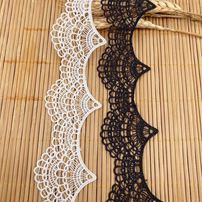 

Fan-shaped Wedding Clothing Accessories Water-soluble Lace Clothing Apparel Lace